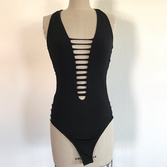 Black bodysuit size L - Picture 1 of 8